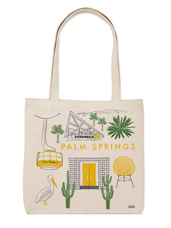 Palm Springs Canvas Tote