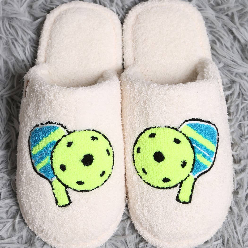 Pick A Ball Gameday Indoor Home Slippers : 04 / S/M