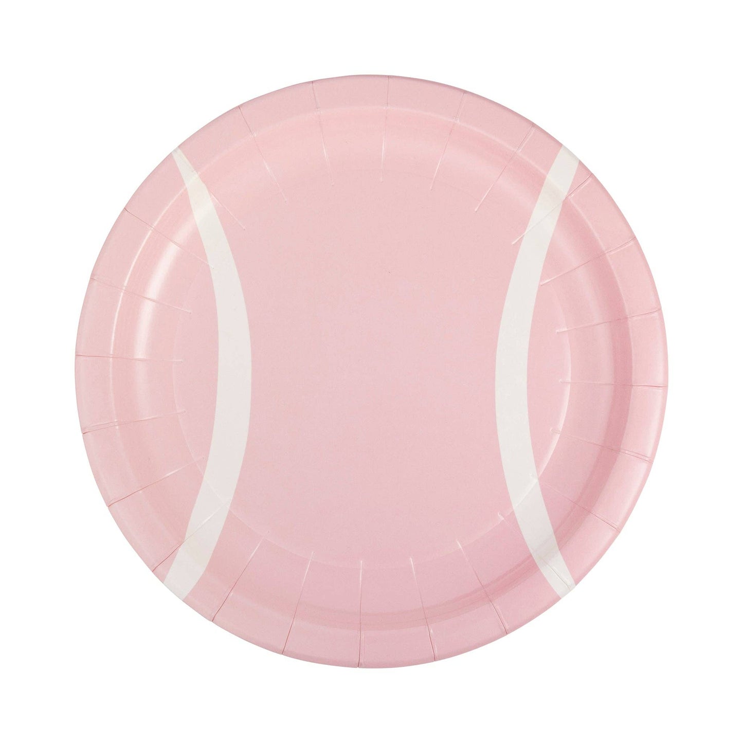 Tennis Ball Paper Plates
