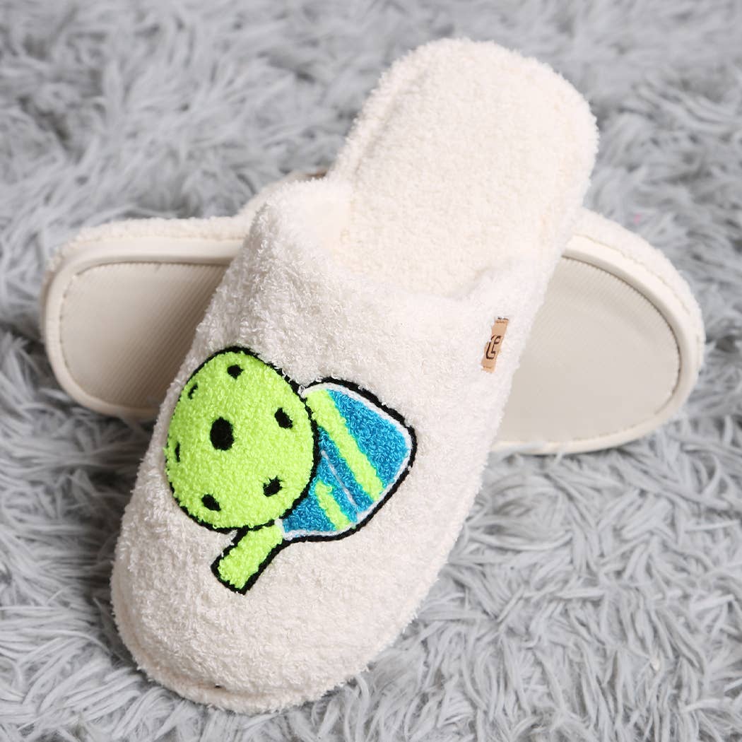 Pick A Ball Gameday Indoor Home Slippers : 04 / S/M