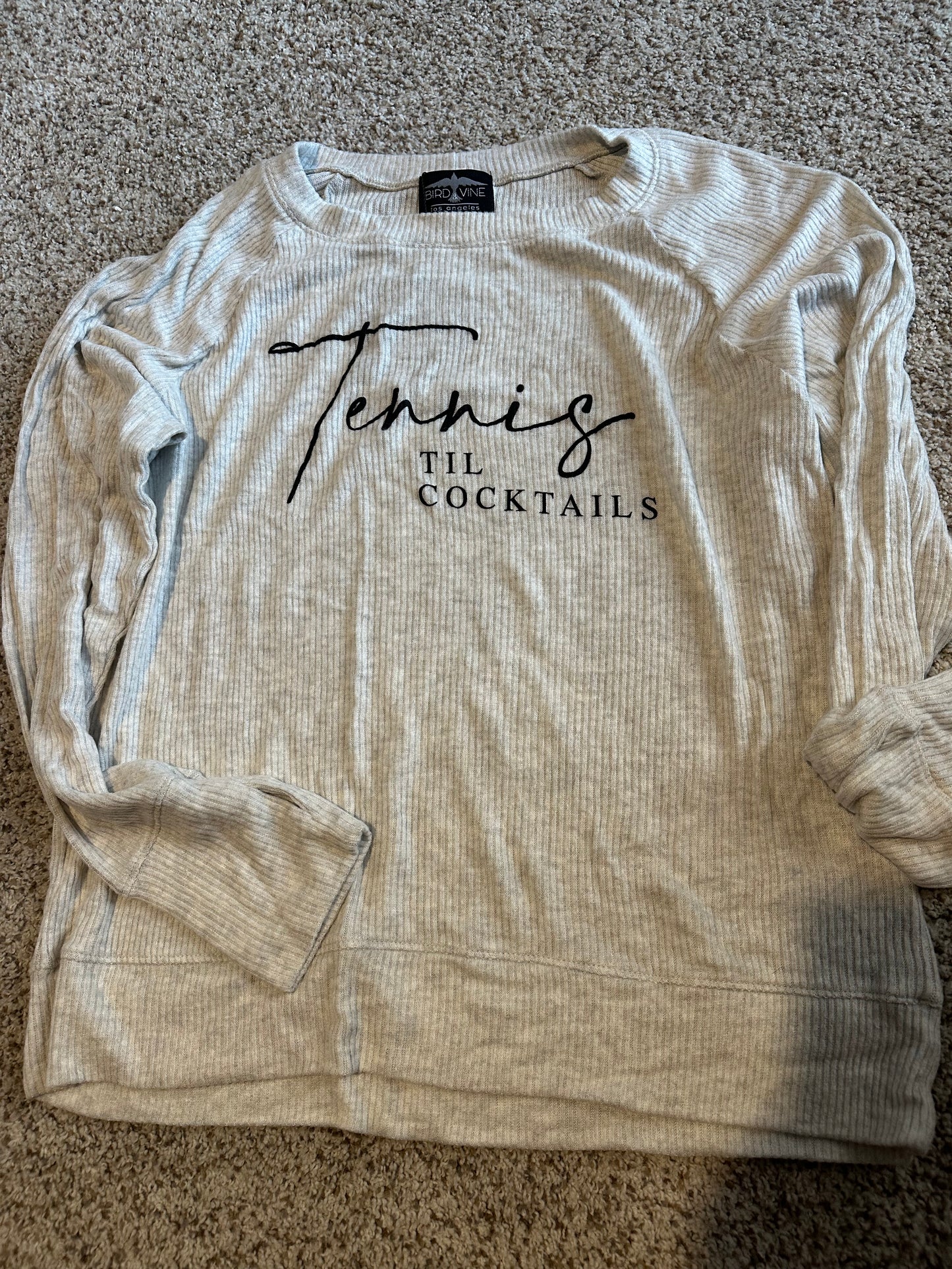 Tennis Til Cocktails top