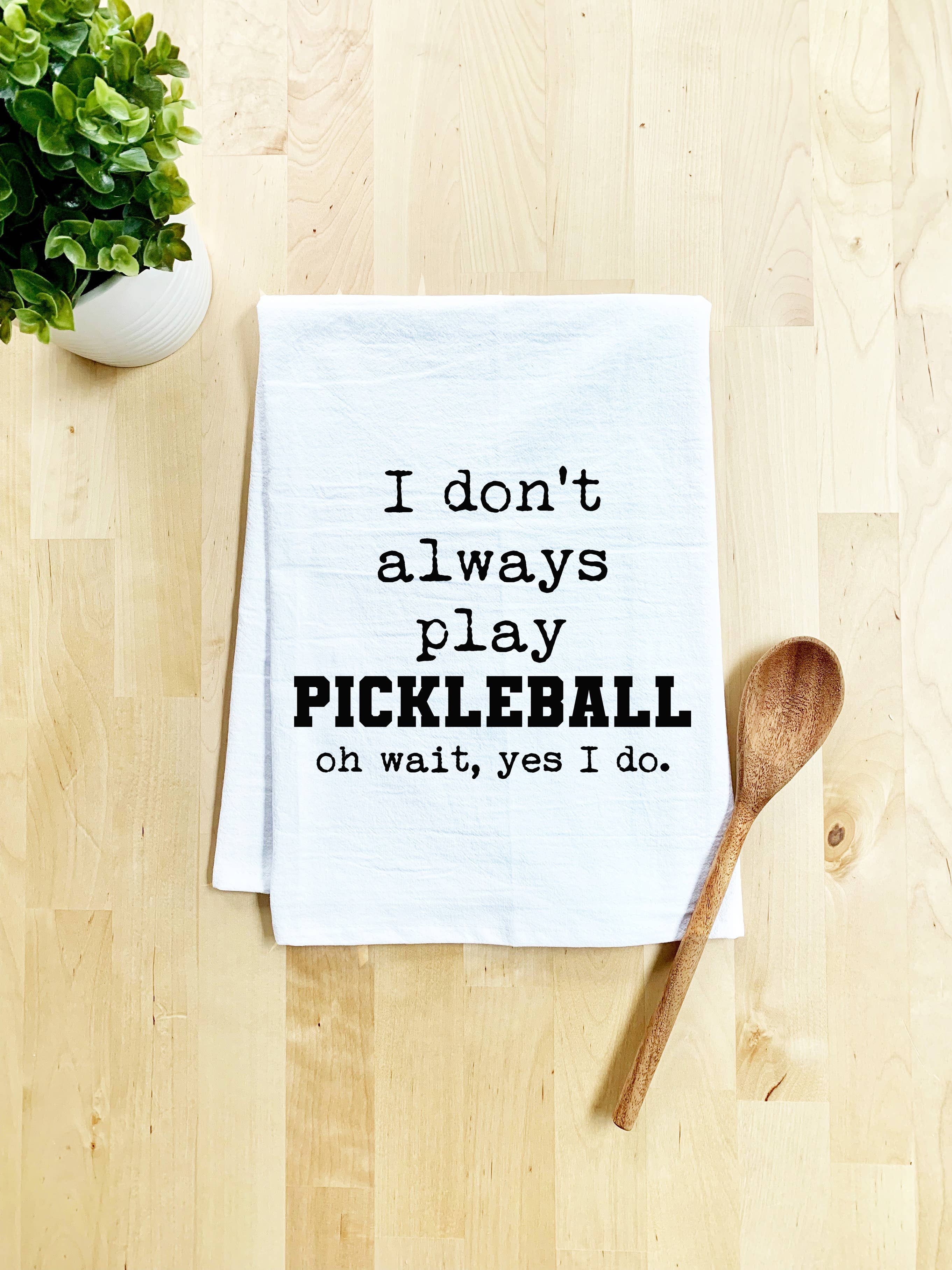 Pickleball Kitchen Towel - Word Collage Kitchen Towel – Pickles