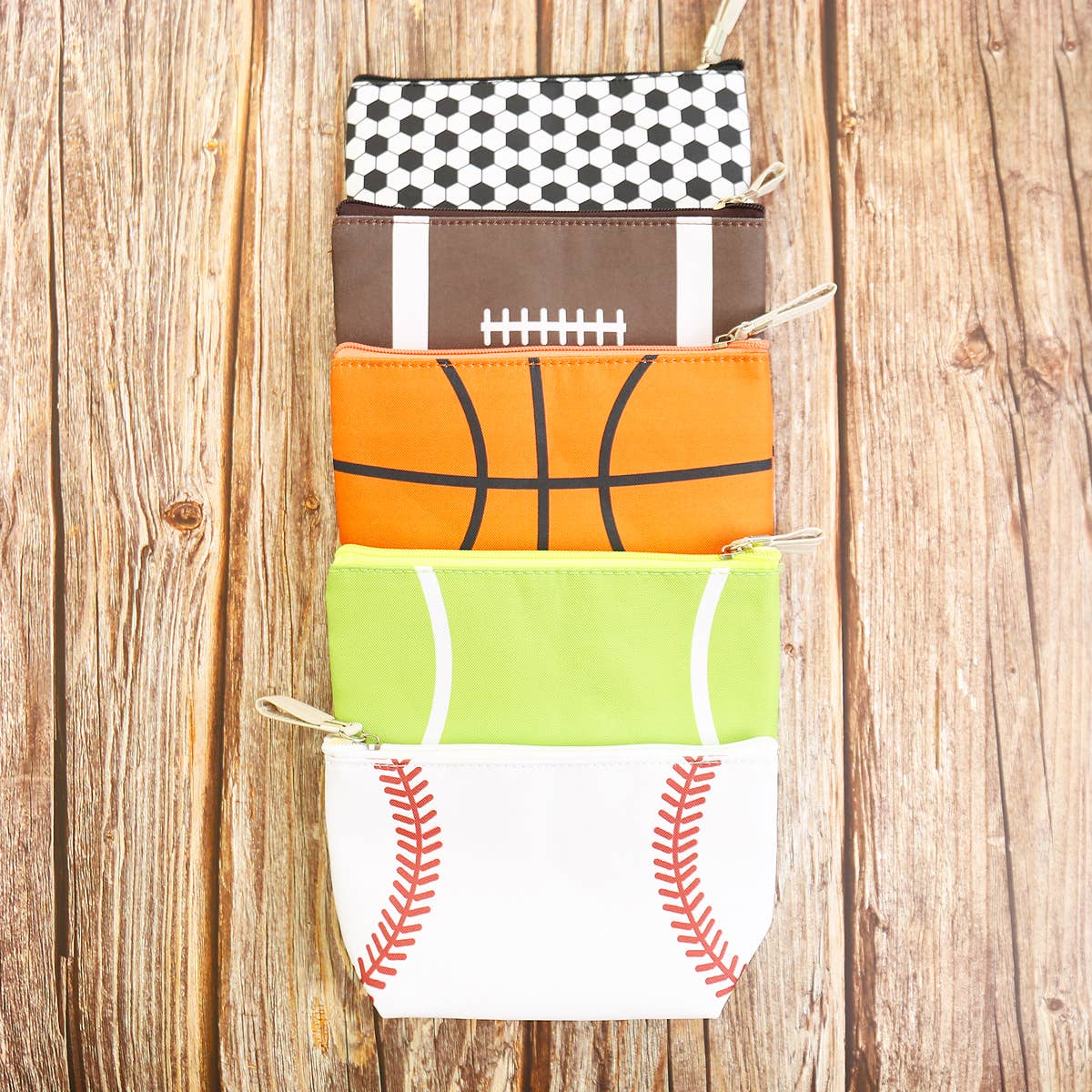 Sports Print Makeup Bag Travel Case Organizer Pouch - Tennis