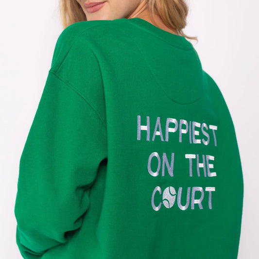 Happiest on the Court sweatshirt - green