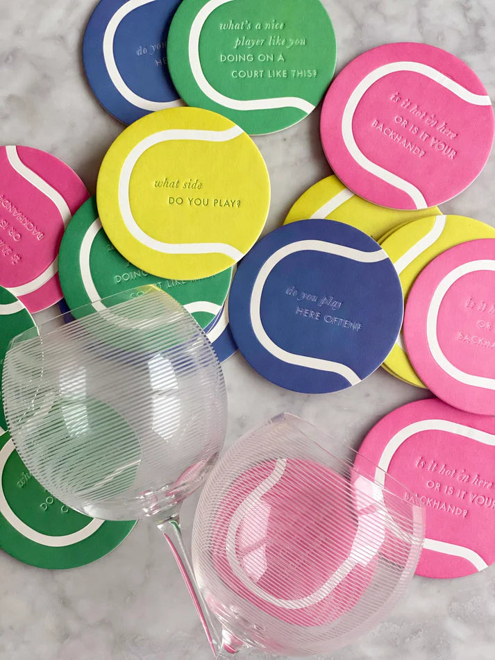 Doubles Partner "pick up line" Coasters - set of 4