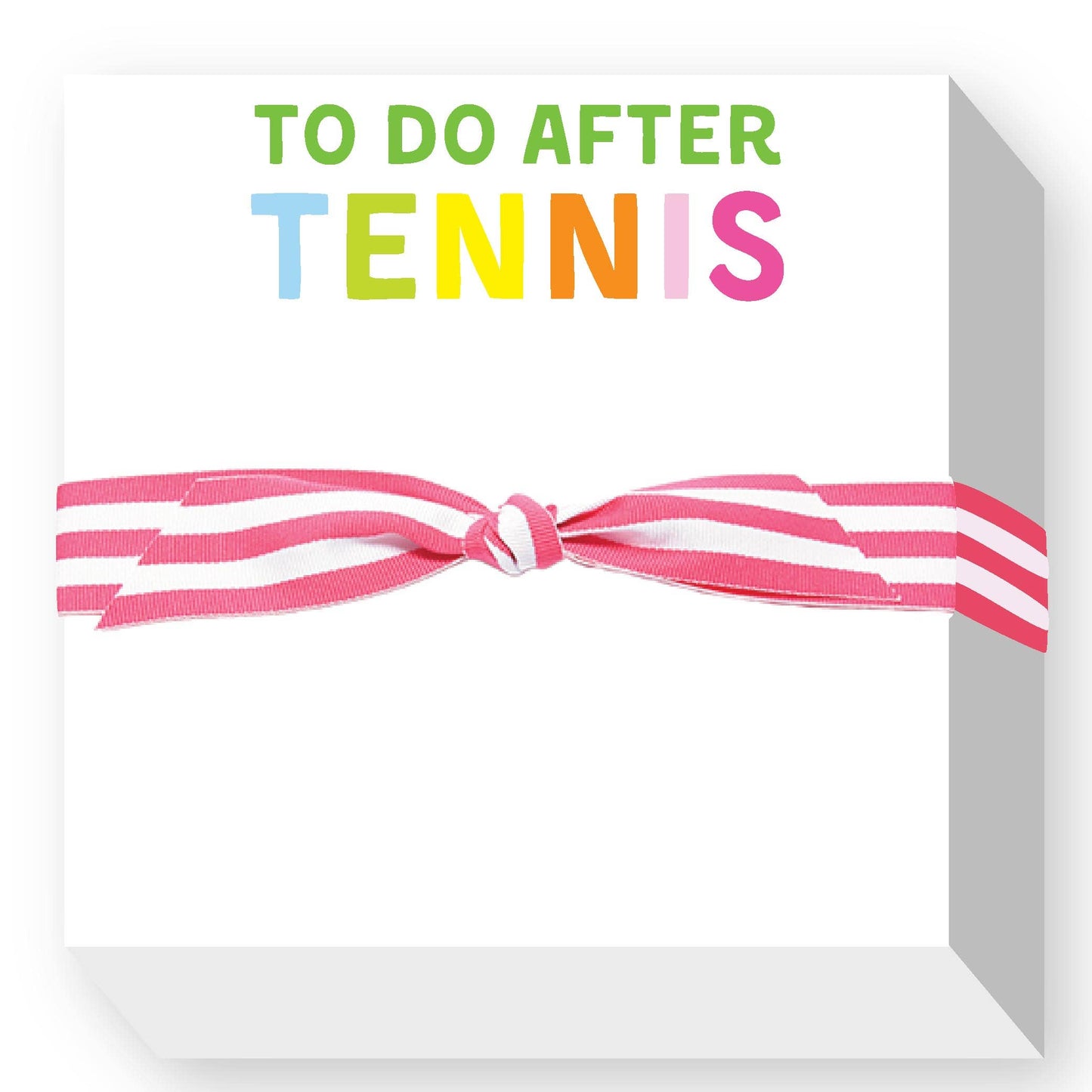 TO DO AFTER TENNIS CHUBBIE NOTEPAD