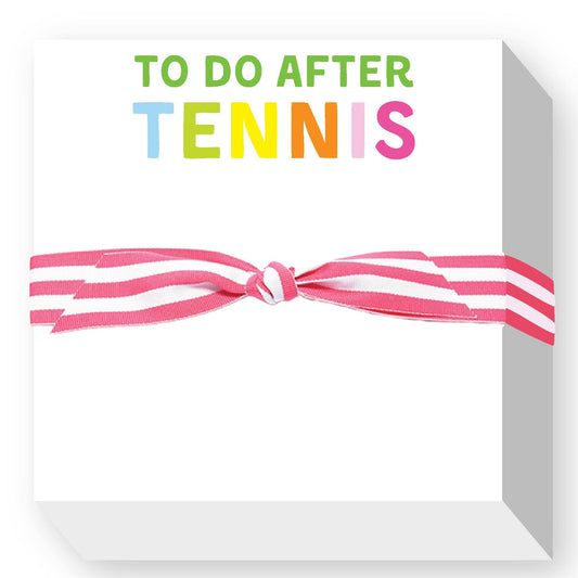TO DO AFTER TENNIS CHUBBIE NOTEPAD