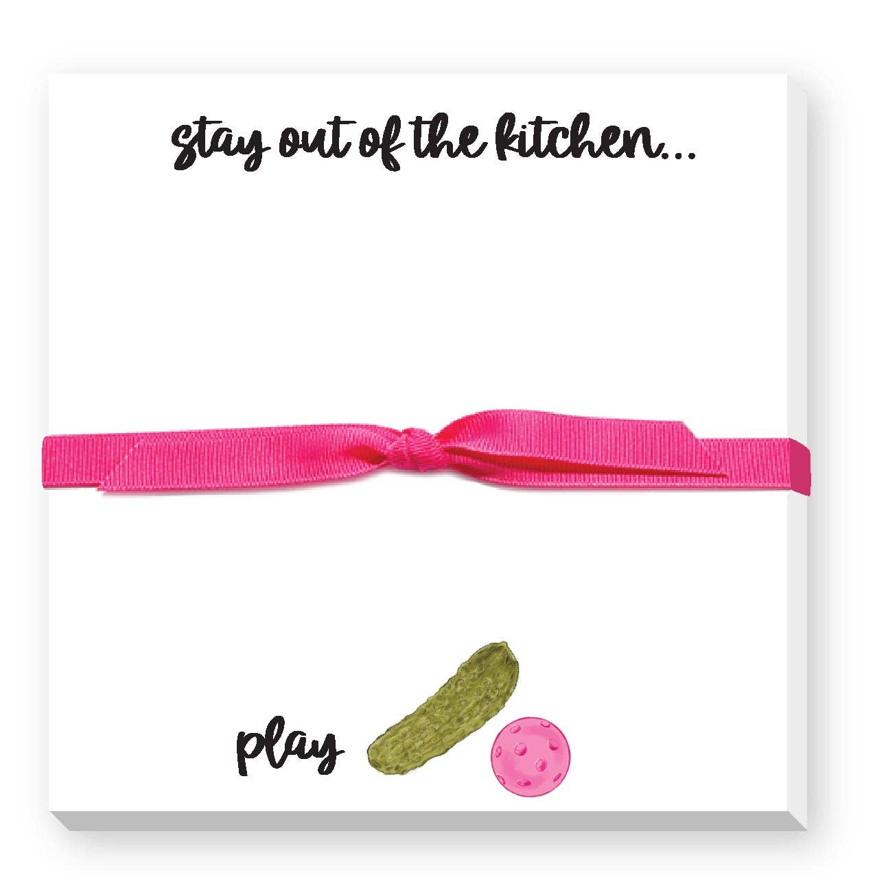 PICKLEBALL KITCHEN DOODLE NOTEPAD