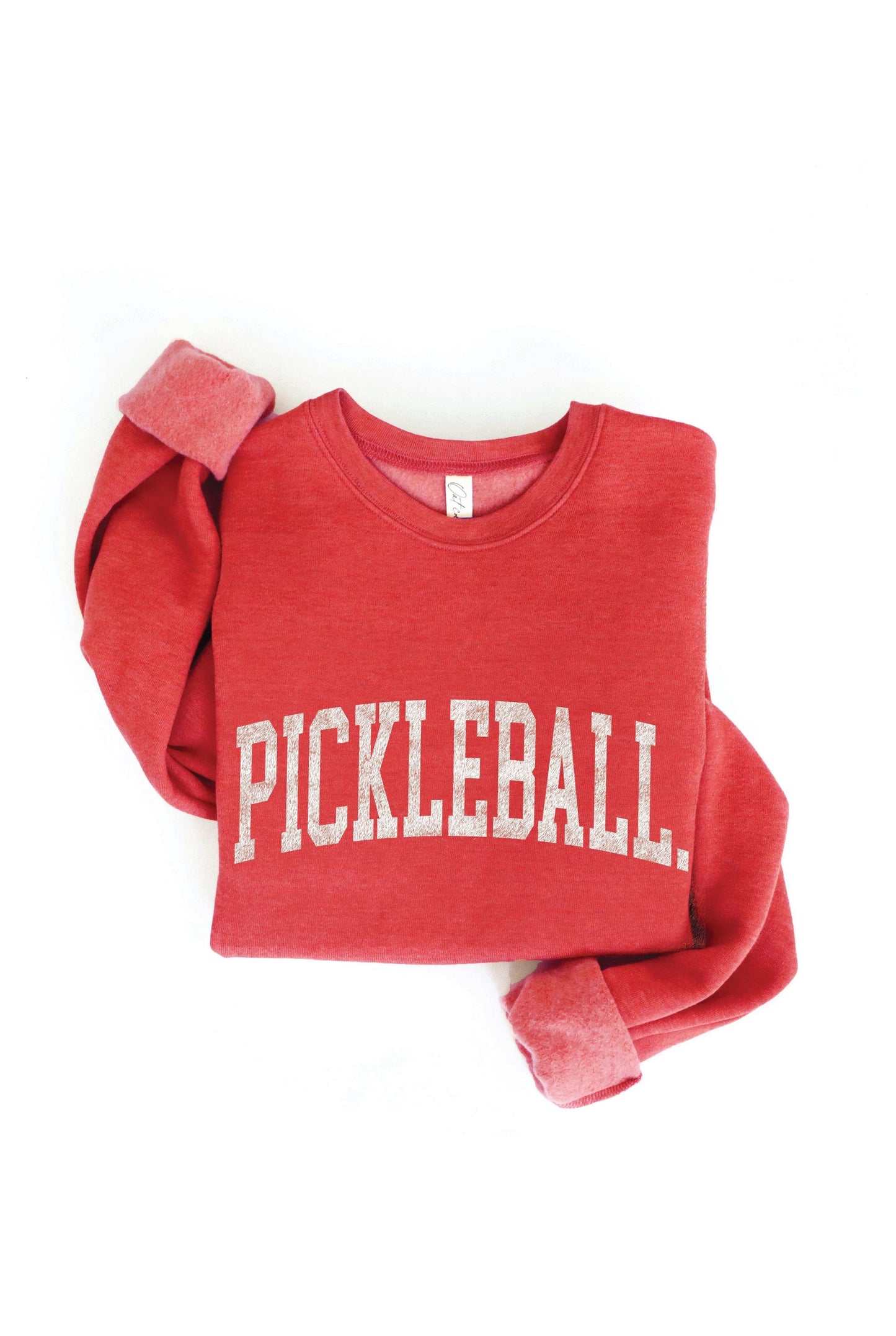 PICKLEBALL Sweatshirt - cozy red