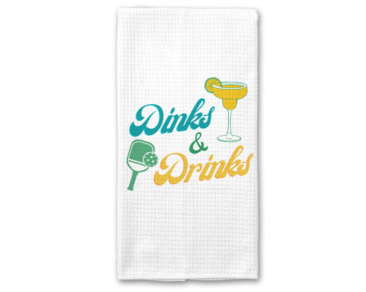 "Dinks & Drinks" Pickleball Towel