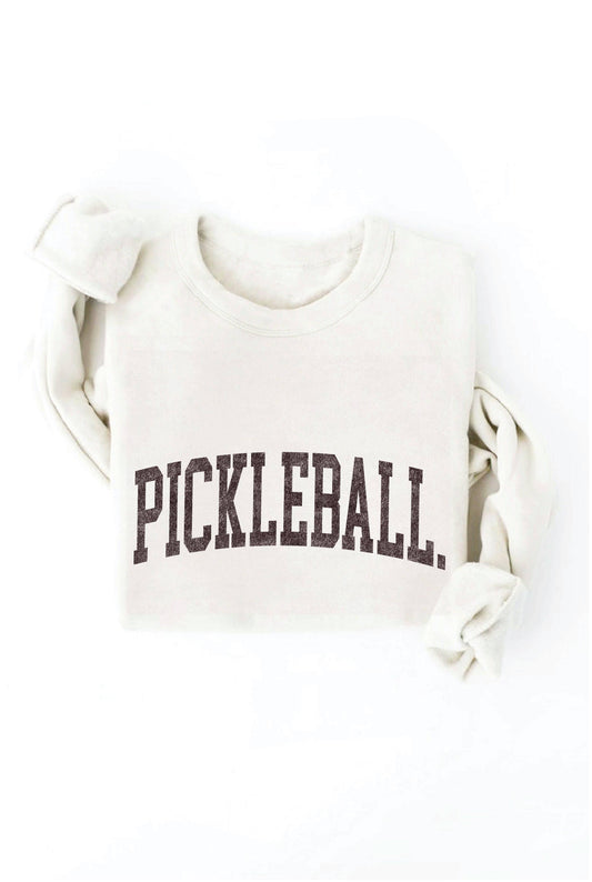 PICKLEBALL Cozy Sweatshirt - VINTAGE WHITE/CREAM