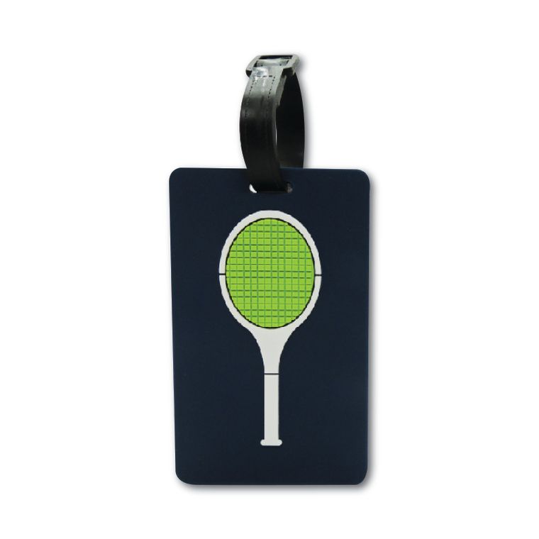 Tennis Bag Tag - Tennis Racquet